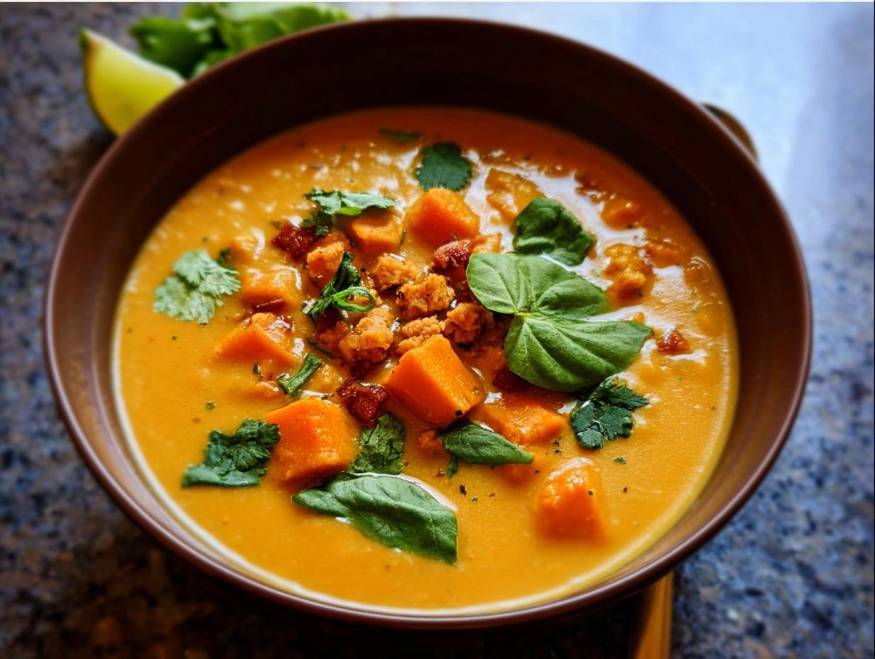 Sweet Potato Curry Soup: 1 Comforting Hug