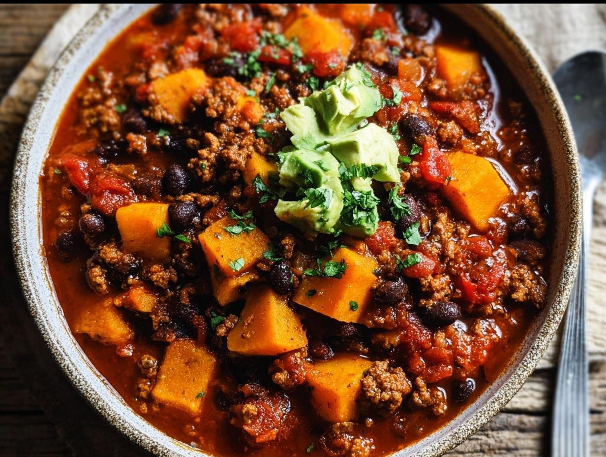 Sweet Potato Turkey Chili: 1 Amazing Recipe - Sweet Potato Turkey Chili - additional detail