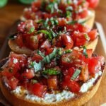 Bruschetta Dip Vibrant Flavorful