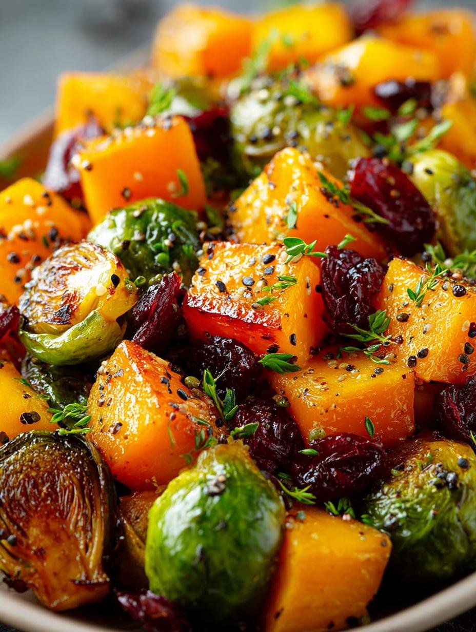 Delicious Butternut Squash Brussels Sprouts Salad Recipe
