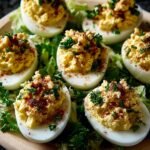 Caesar Salad Deviled Eggs