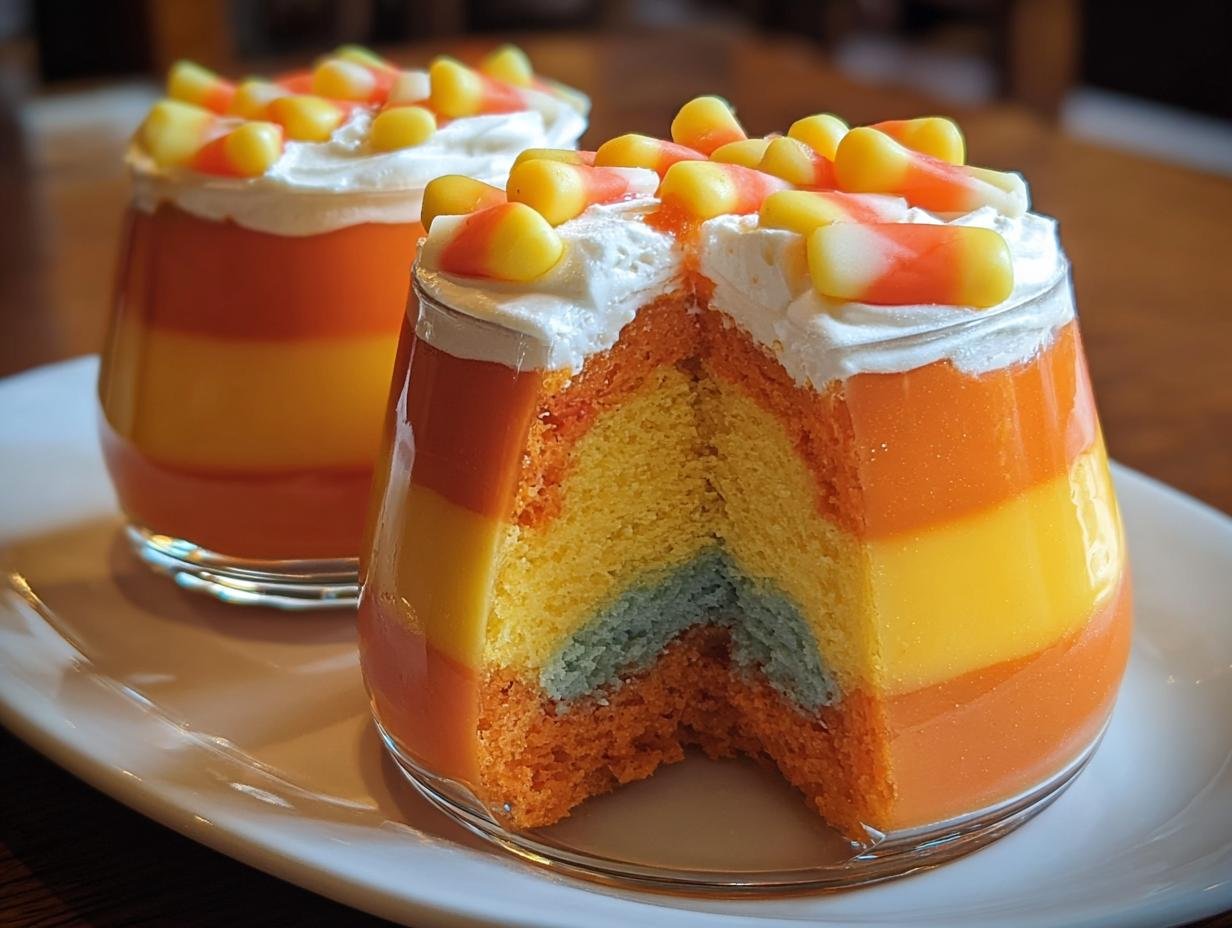Candy Corn Layered Pudding: Amazing 1-Hour Treat - Candy Corn Layered Pudding - additional detail