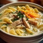 Cheesy Chicken Noodle Soup