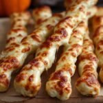 Cheesy Halloween Breadstick Bones