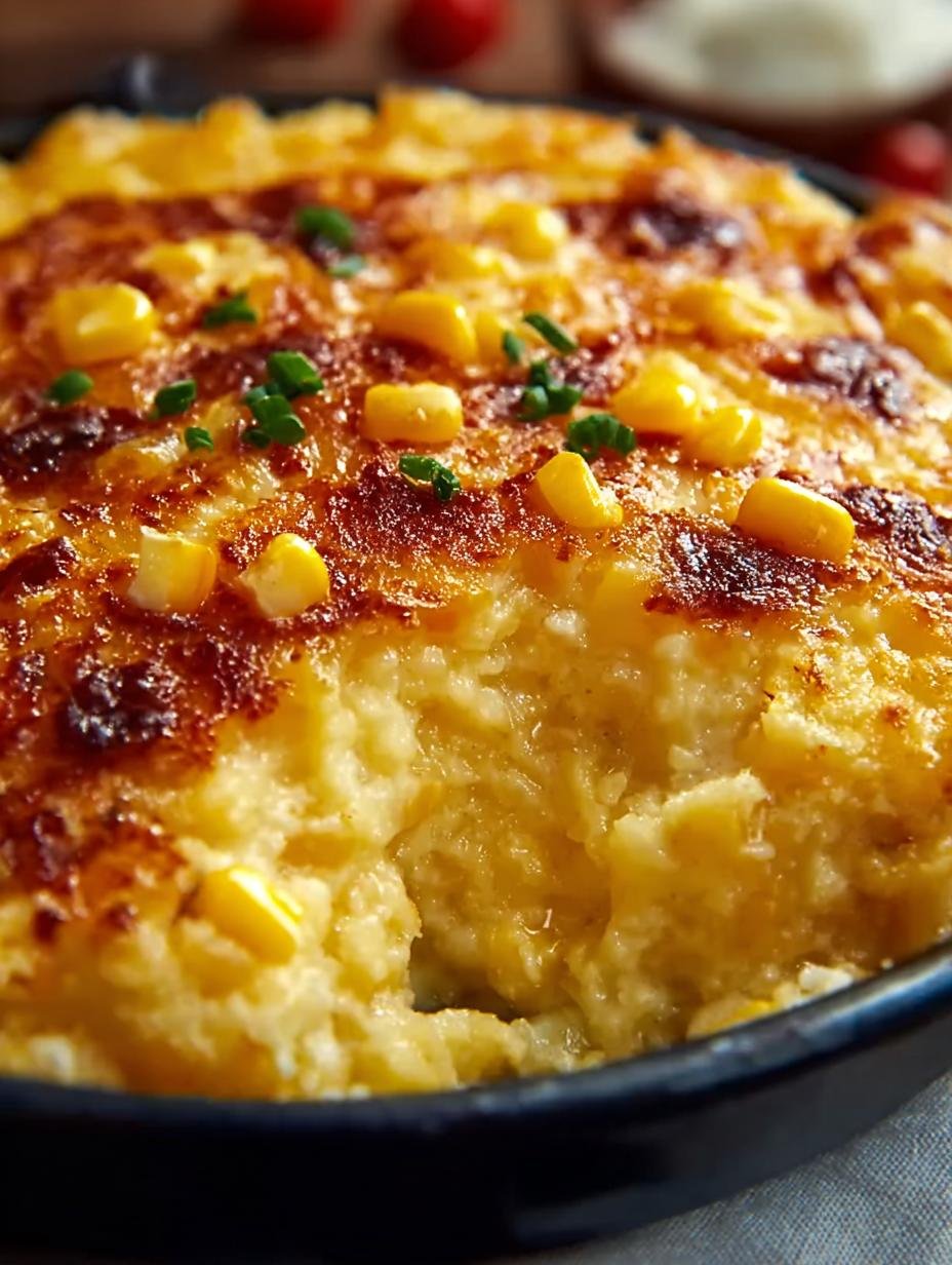 Delicious Cheesy Skillet Scalloped Corn in 15 Minutes - Cheesy Skillet Scalloped Corn - additional detail