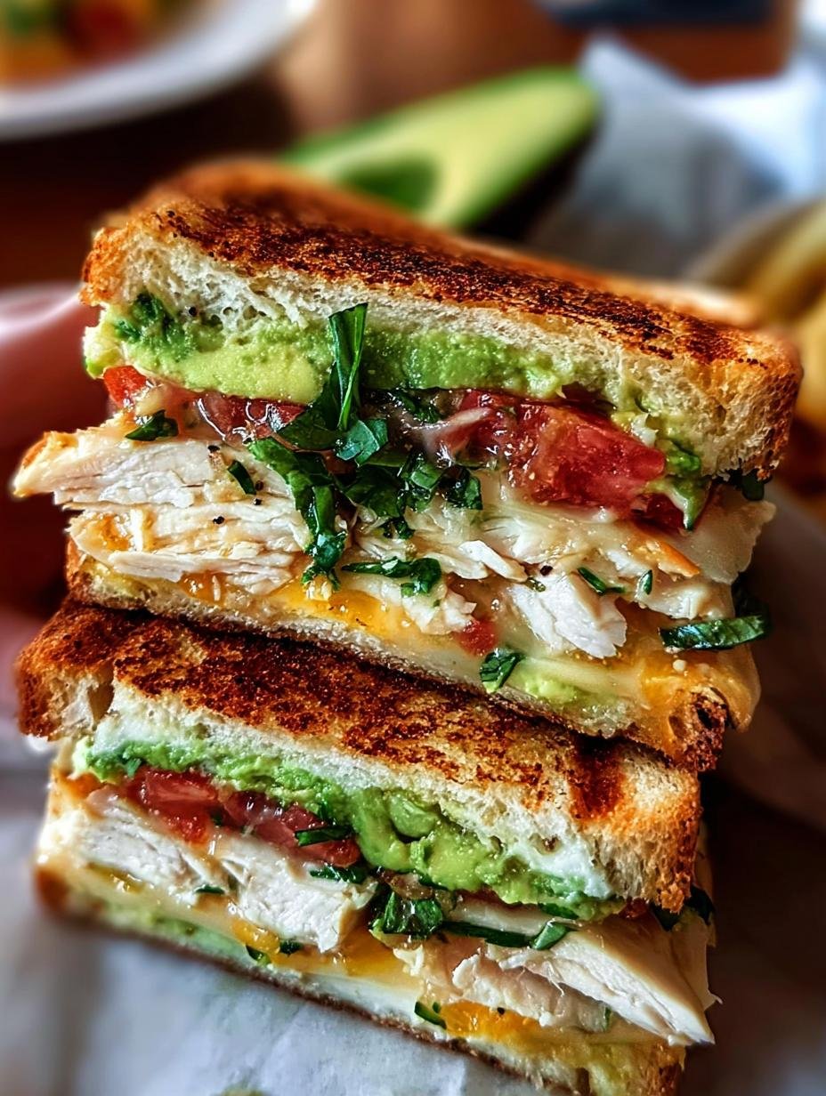 Chicken Avocado Melt Sandwich: 1 Killer Recipe
