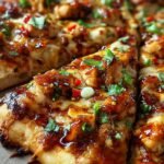 Chili Garlic Chicken Pizza