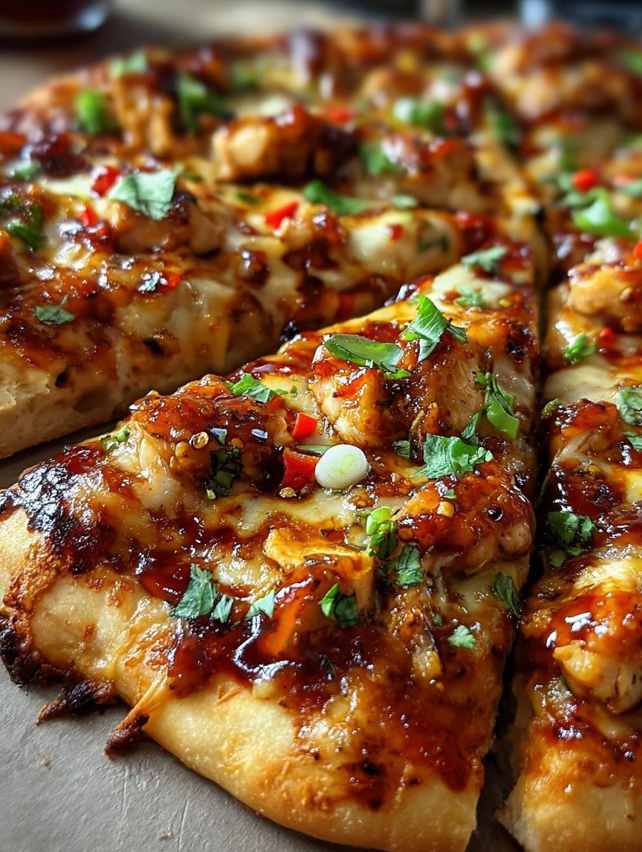 Ultimate Chili Garlic Chicken Pizza: 1 Amazing Meal