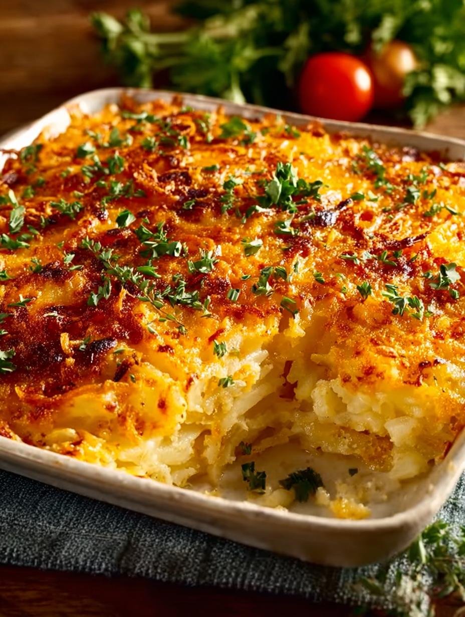 Irresistible Cracker Barrel Hashbrown Casserole Recipe