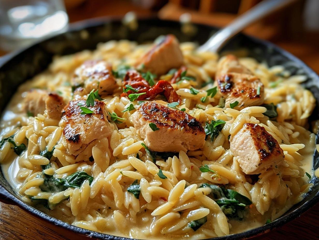 Amazing Creamy Chicken Orzo in 1 Hour - Creamy Chicken Orzo Your - additional detail