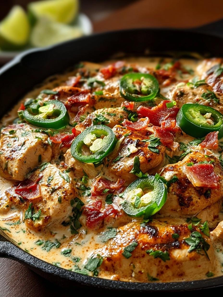 Creamy Jalapeno Chicken Skillet: 5 Easy Steps to Flavor - Creamy Jalapeno Chicken Skillet - main visual representation