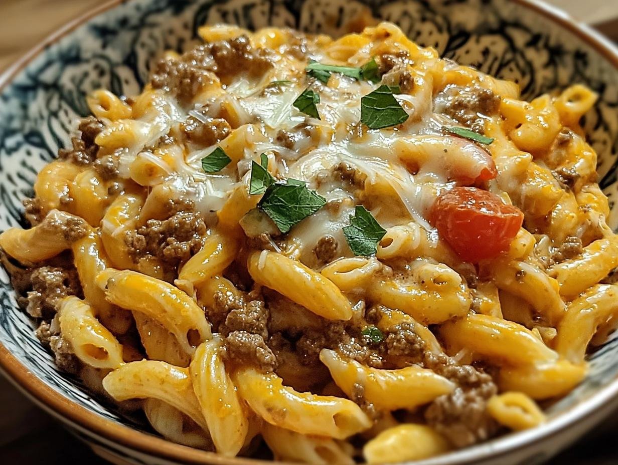 Creamy Rotel Pasta Ground: Hearty 1-Pot Meal