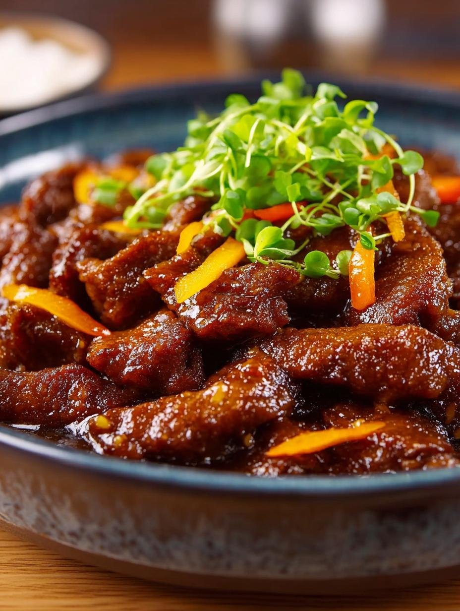 Crispy Beef Orange Sauce