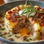 Crockpot Creamy Potato Hamburger