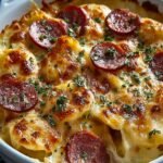 Crockpot Pierogi Casserole with