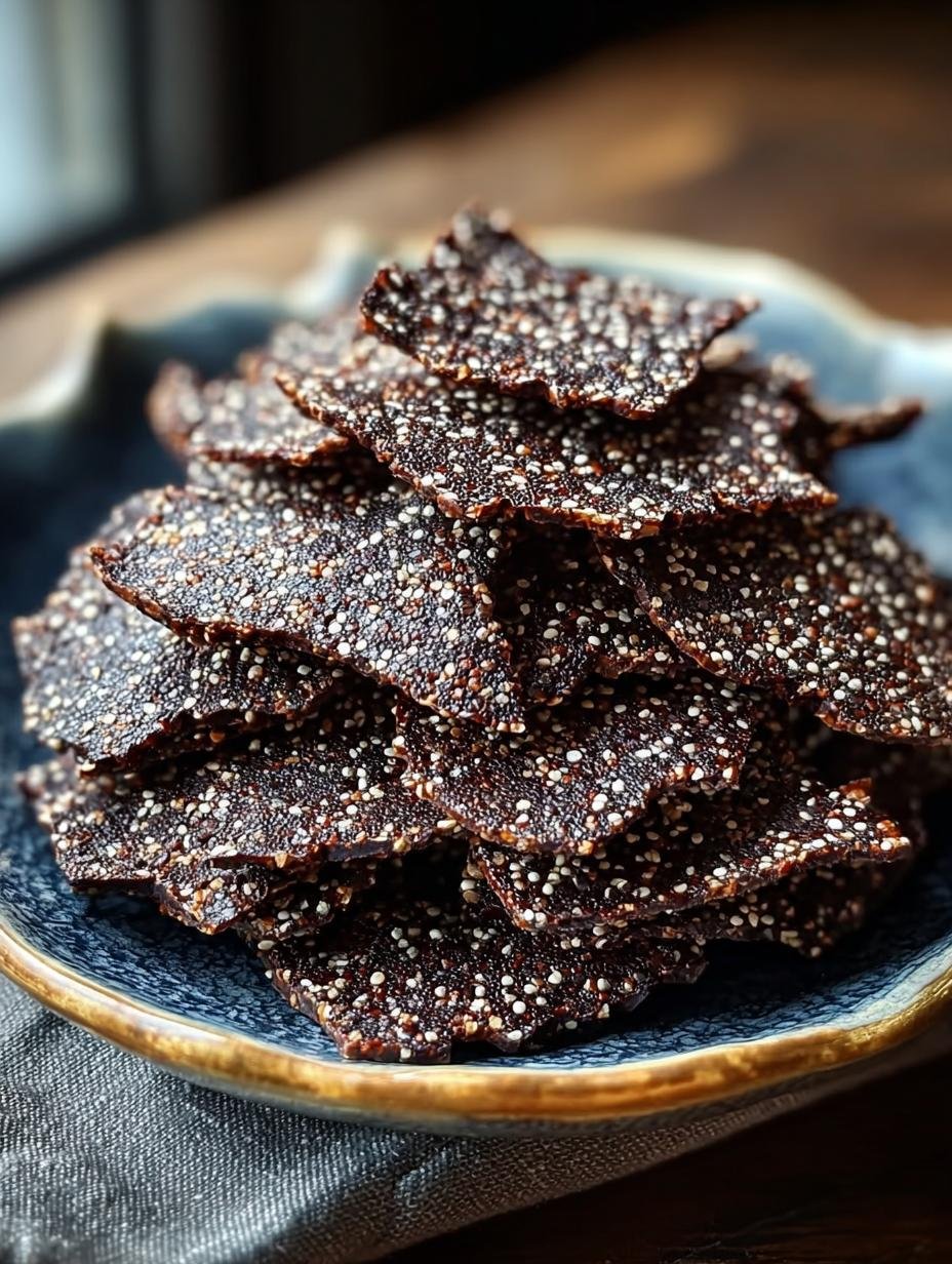 Delicious Dark Chocolate Quinoa Crisps for Guilt-Free Snacking - Dark Chocolate Quinoa Crisps - additional detail