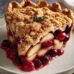 French Cranberry Apple Pie
