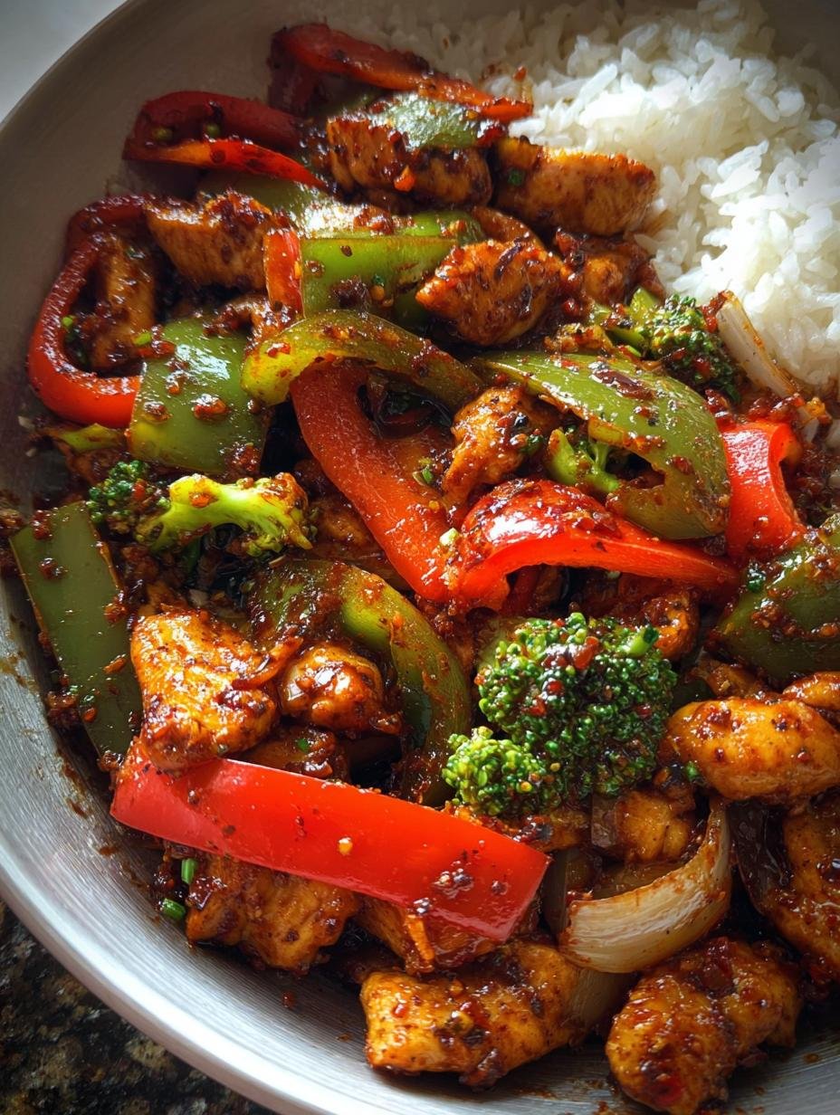 Amazing Garlic Chicken Stir Fry in 30 Min - Garlic Chicken Stir Fry - main visual representation