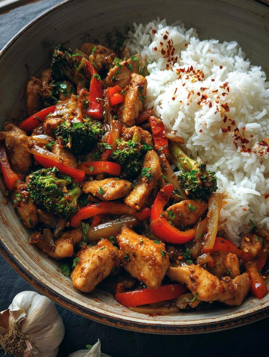 Amazing Garlic Chicken Stir Fry in 30 Min