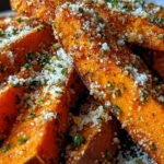 Garlic Parmesan Sweet Potato