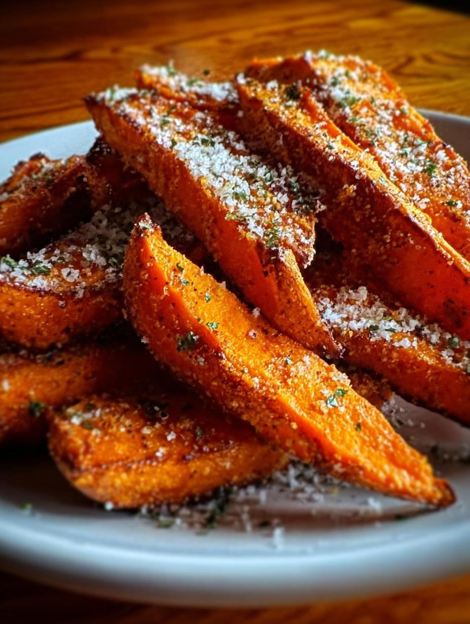 Garlic Parmesan Sweet Potato: 1 Miracle Side Dish - Garlic Parmesan Sweet Potato - additional detail