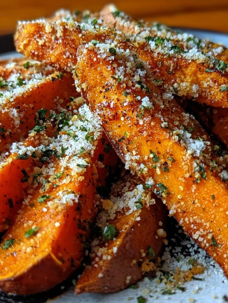 Garlic Parmesan Sweet Potato: 1 Miracle Side Dish
