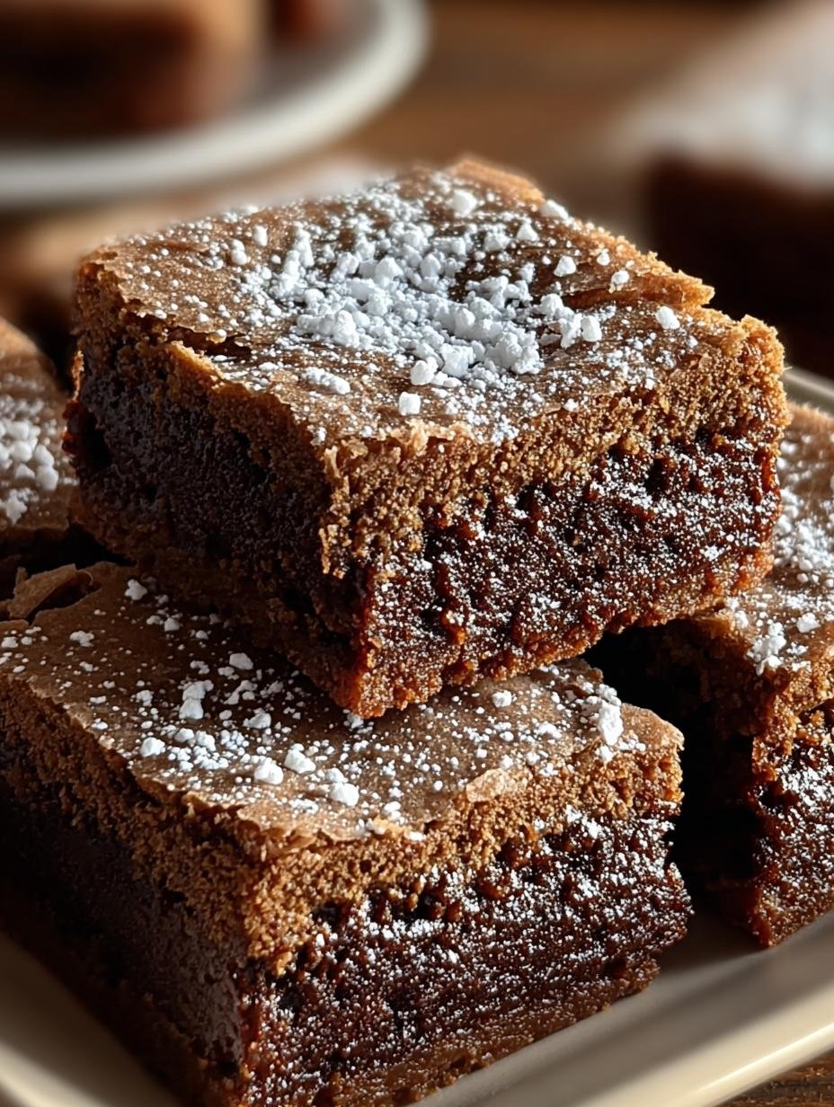 Irresistible Gingerbread Brownies for Cozy Nights