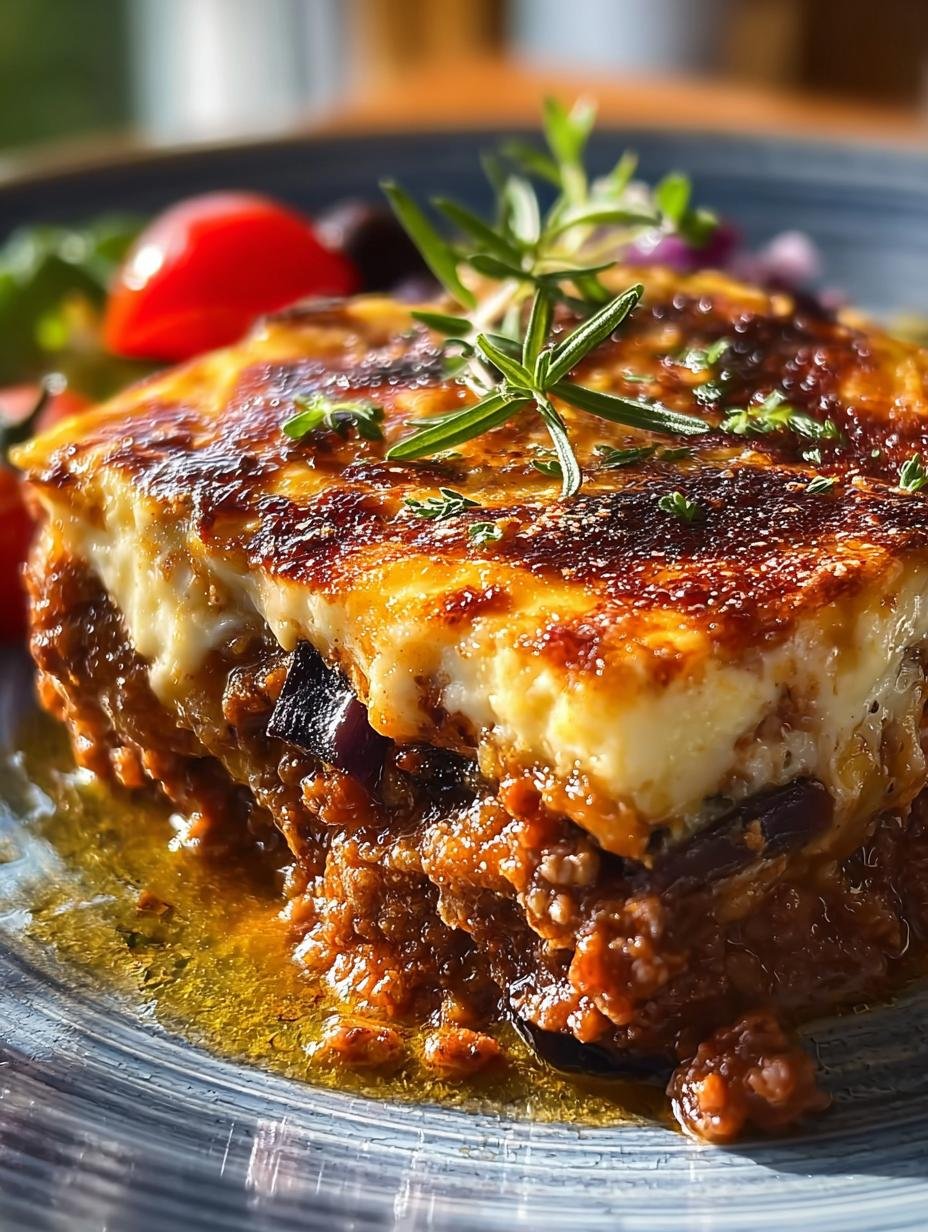 Rich Greek Moussaka: 5 Layers of Authentic Flavor - Greek Moussaka - additional detail