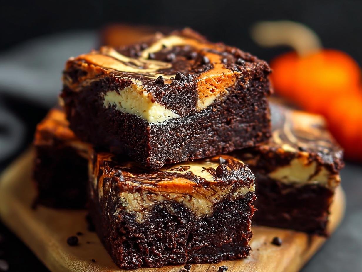 Halloween Cream Cheese Swirl Brownies: 1 Amazing Recipe - Halloween Cream Cheese Swirl - additional detail