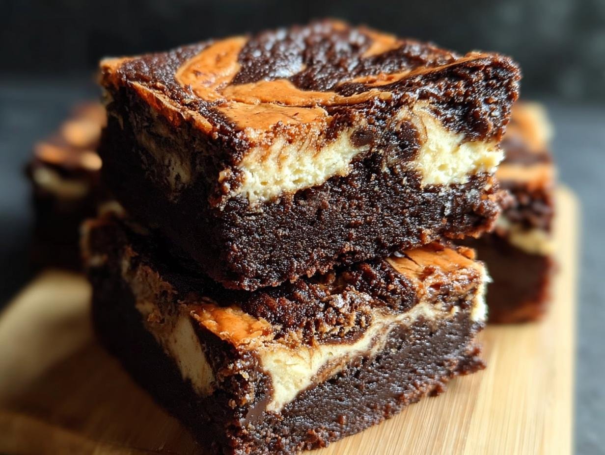 Halloween Cream Cheese Swirl Brownies: 1 Amazing Recipe - Halloween Cream Cheese Swirl - additional detail