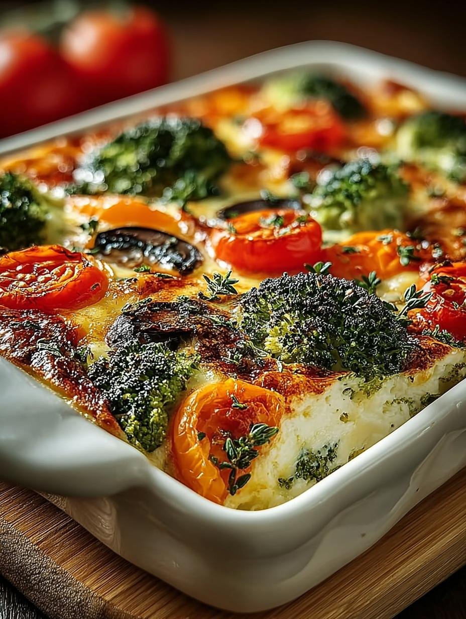 High Protein Cottage Cheese Veggie Bake Delight - High Protein Cottage Cheese - main visual representation