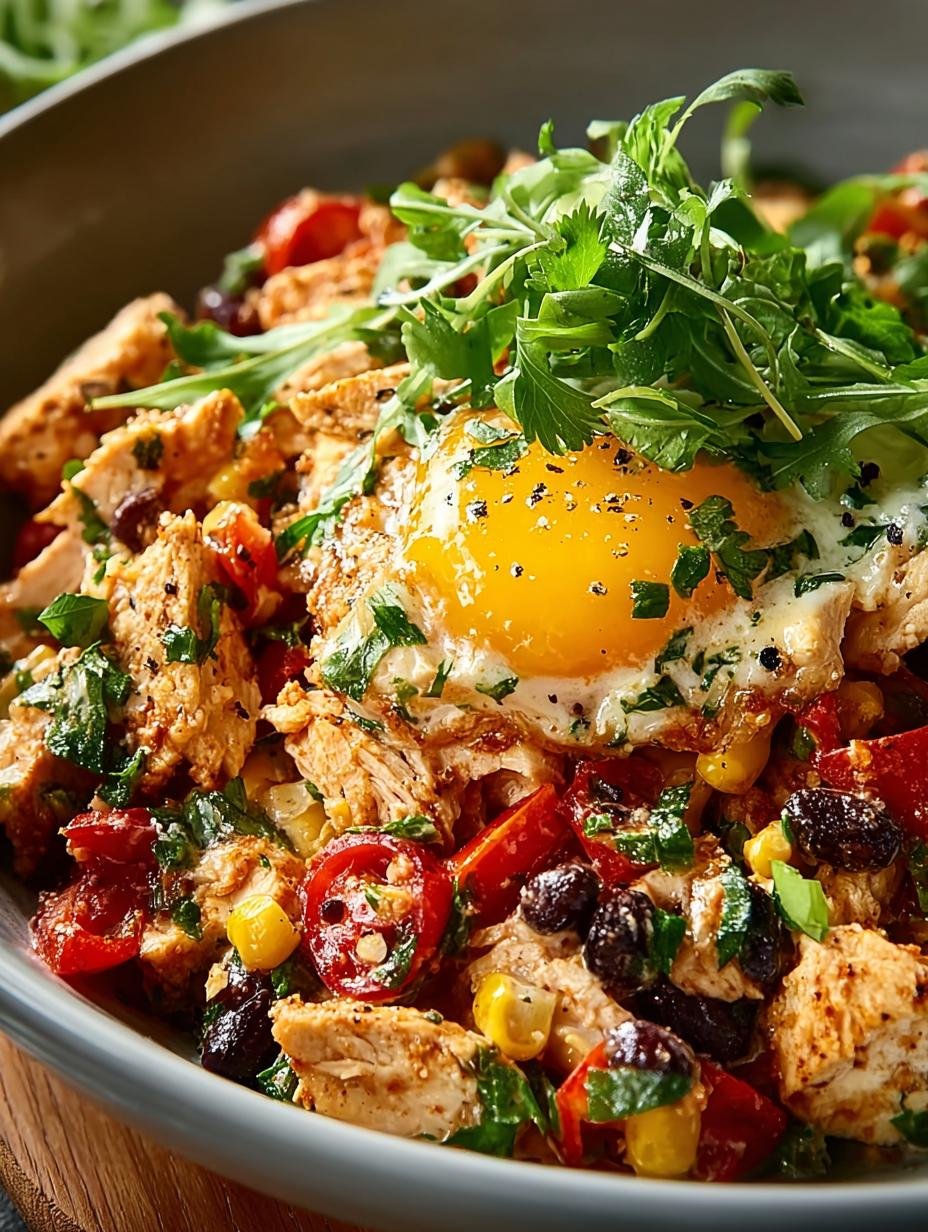 High Protein Southwest Chicken Salad for Easy Lunches - High Protein Southwest Chicken - additional detail