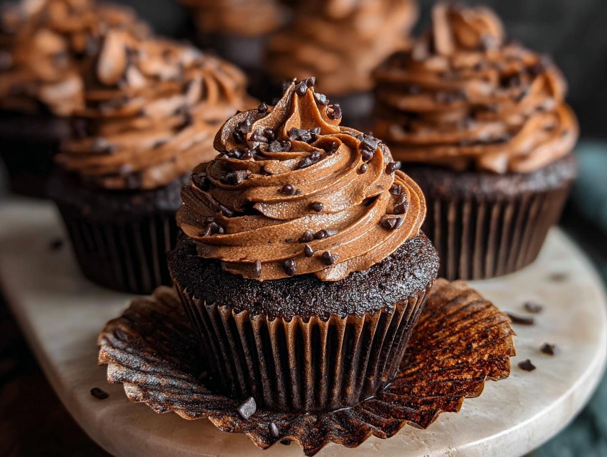Irresistible Chocolate Pumpkin Cupcakes: 10 Moist Bites