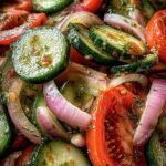 Marinated Cucumbers Onions Tomatoes