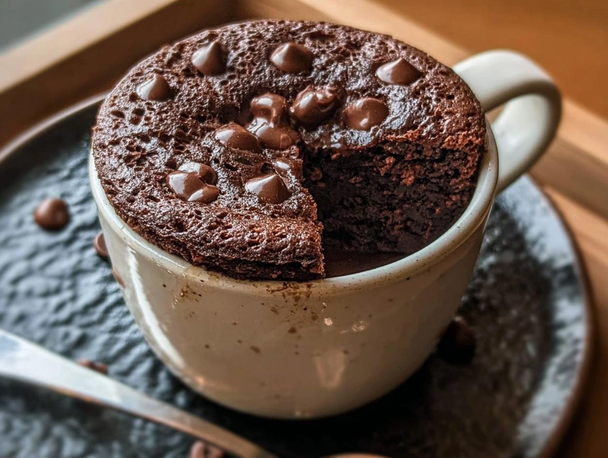 Perfect Microwave Brownie Mug 1 Minute Treat - Microwave Brownie Mug - additional detail