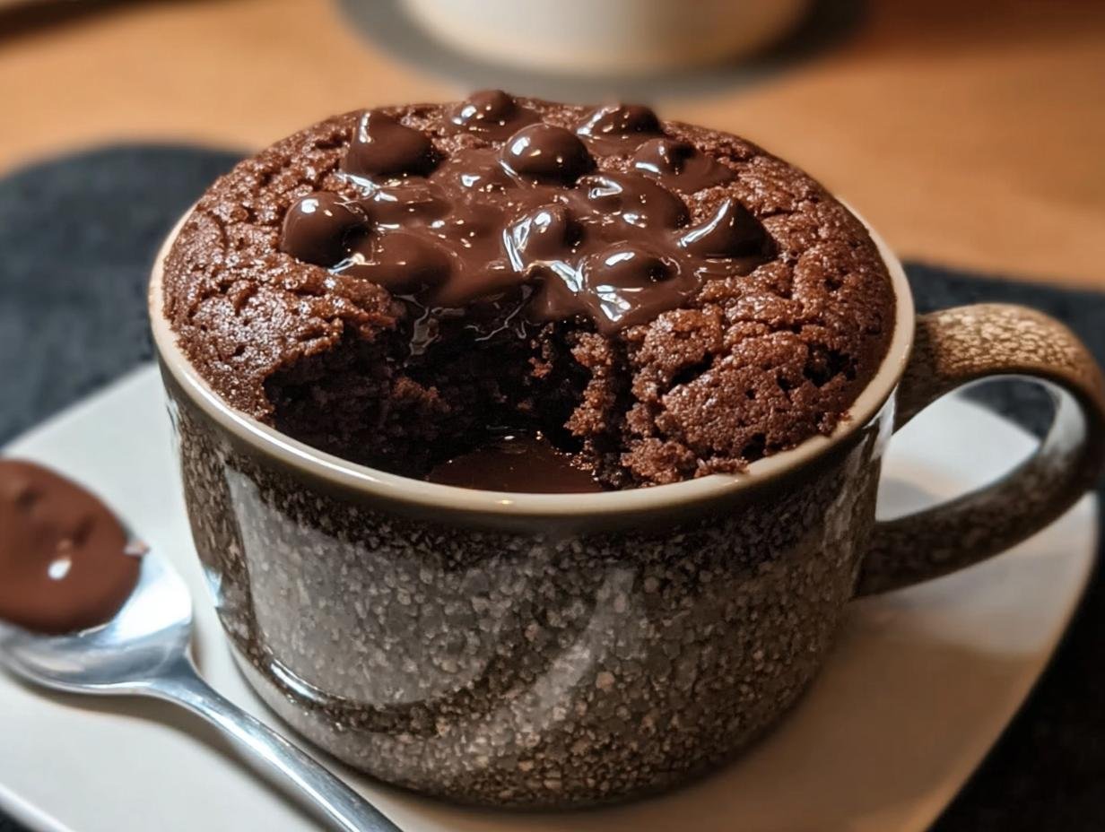 Perfect Microwave Brownie Mug 1 Minute Treat