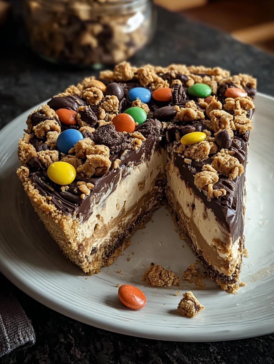 Monster Cookie Peanut Butter Pie: Deliciously Creamy - Monster Cookie Peanut Butter - main visual representation