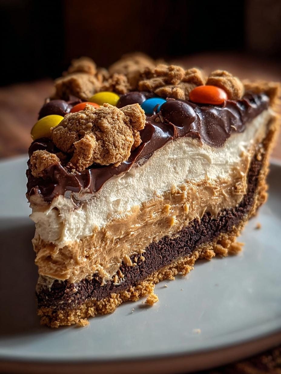 Monster Cookie Peanut Butter Pie: Deliciously Creamy - Monster Cookie Peanut Butter - additional detail