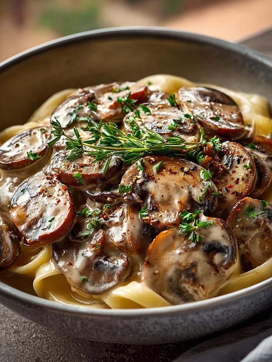 Mushroom Stroganoff: 7 Steps to Comforting Vegan Bliss - Mushroom Stroganoff - additional detail