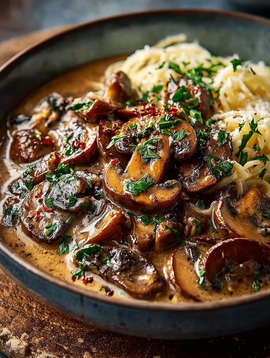 Mushroom Stroganoff