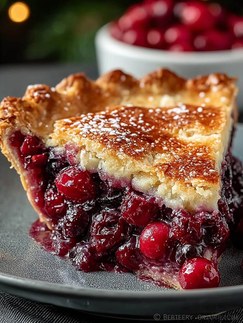 Delicious Nantucket Cranberry Pie: A Holiday Joy - Nantucket Cranberry Pie - main visual representation