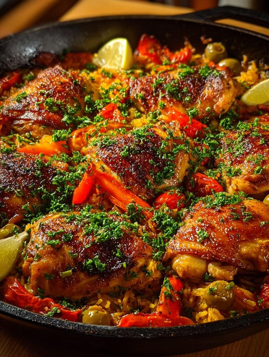 One Pan Spanish Chicken: 5 Reasons to Love This Dish - One Pan Spanish Chicken - additional detail