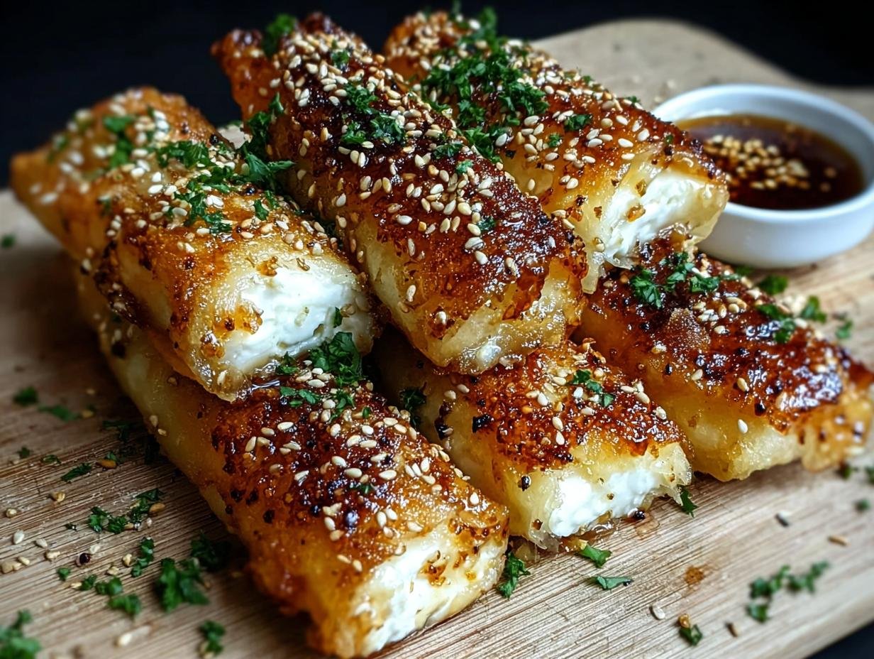 Oven Fried Feta Rolls: Amazing Crispy Bites - Oven Fried Feta Rolls - main visual representation