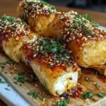 Oven Fried Feta Rolls