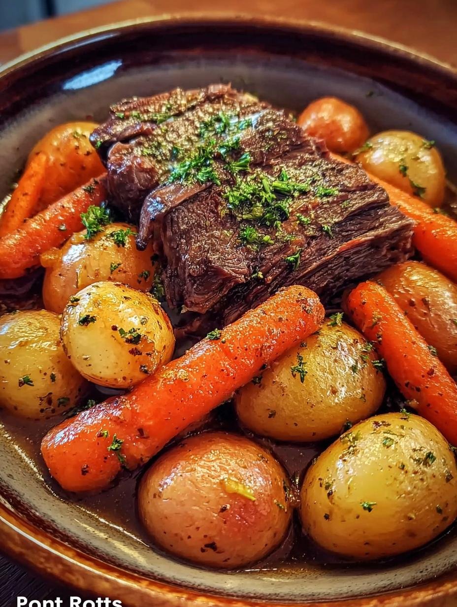 Pot Roast Carrots Potatoes: Amazing 4-Hour Meal