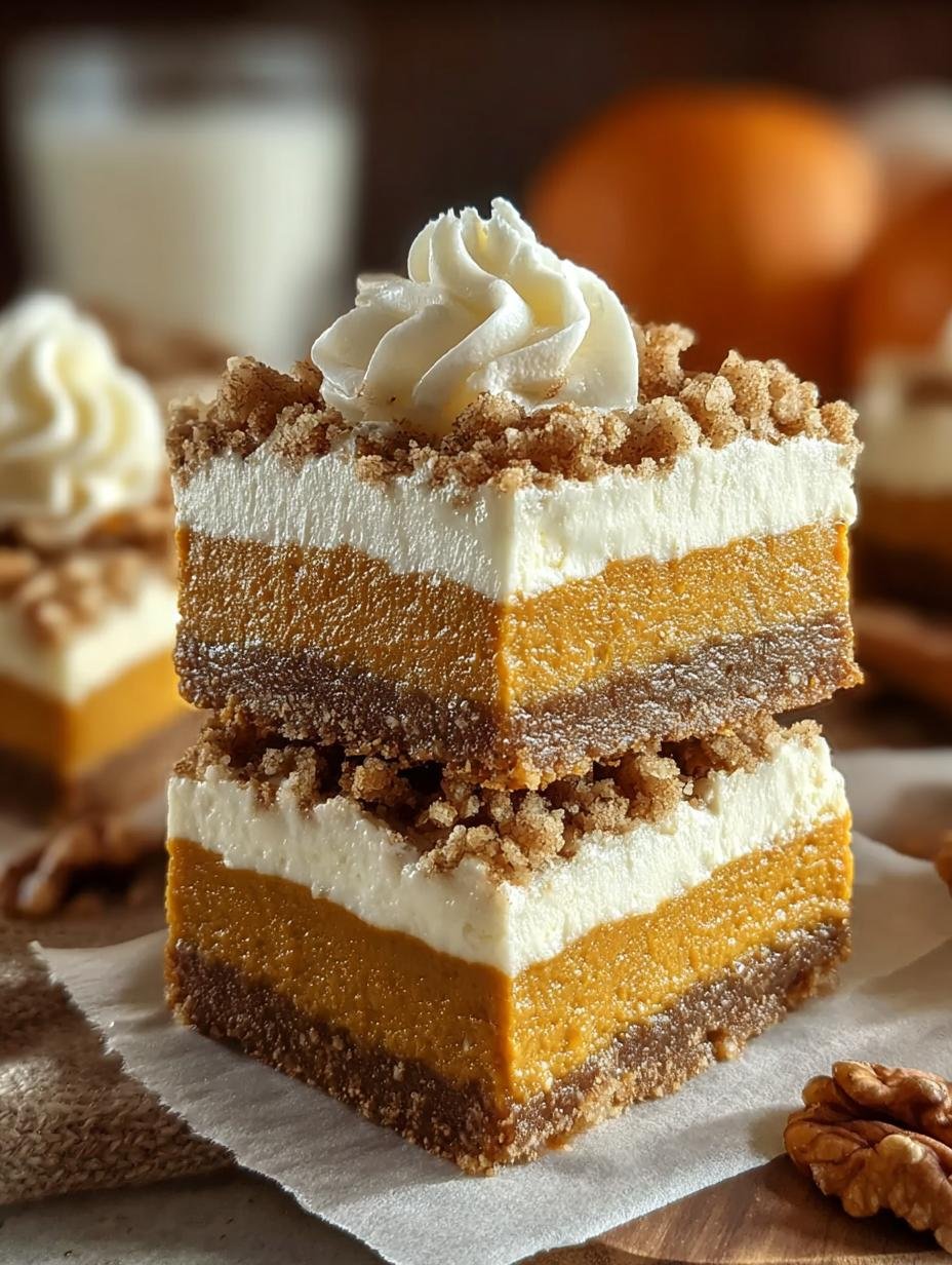 Pumpkin Cheesecake Bars: 10 Indulgent Fall Delights - Pumpkin Cheesecake Bars - main visual representation
