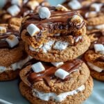Pumpkin Smores Cookies
