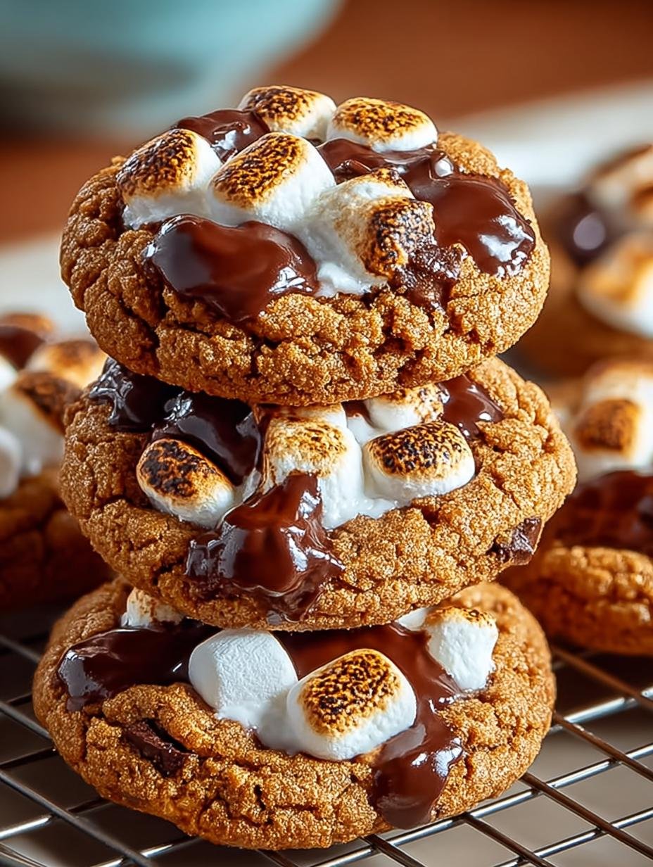 Irresistible Pumpkin Smores Cookies for Cozy Nights - Pumpkin Smores Cookies - additional detail