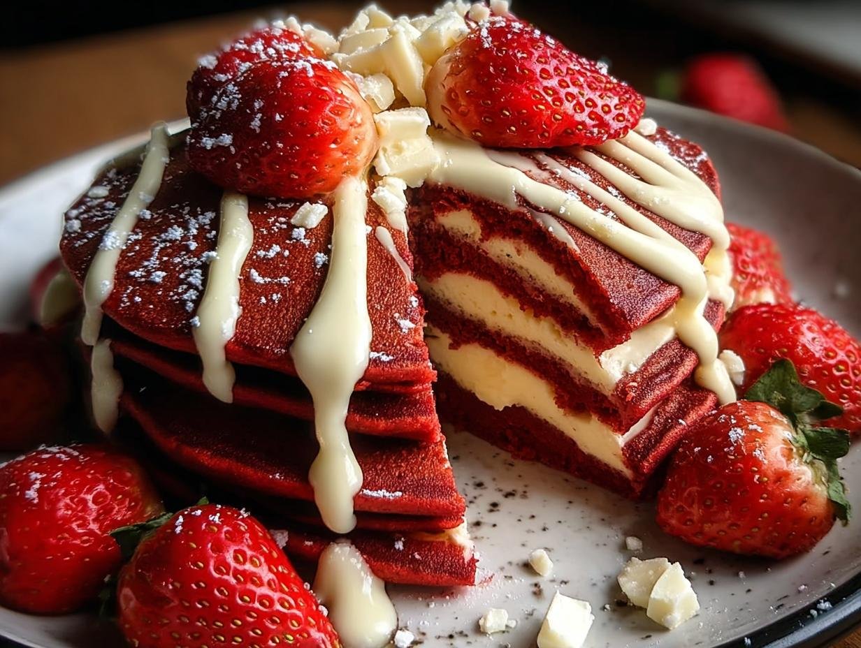 Bold Red Velvet Pancakes Cream: 1 Must-Try Recipe - Red Velvet Pancakes Cream - main visual representation