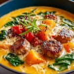 Roasted Butternut Sausage Soup